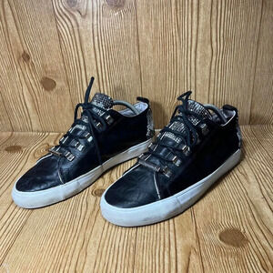 Black Dioniso all black luxury fashion sneakers
Women’s size 41 (like a …